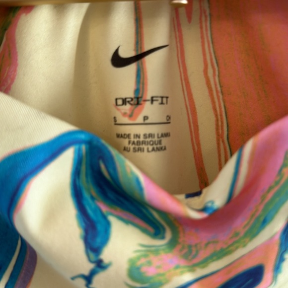 "Nike Dri-Fit Yellow Tie Dye Running Shorts, Size Small. - Picture 4 of 4